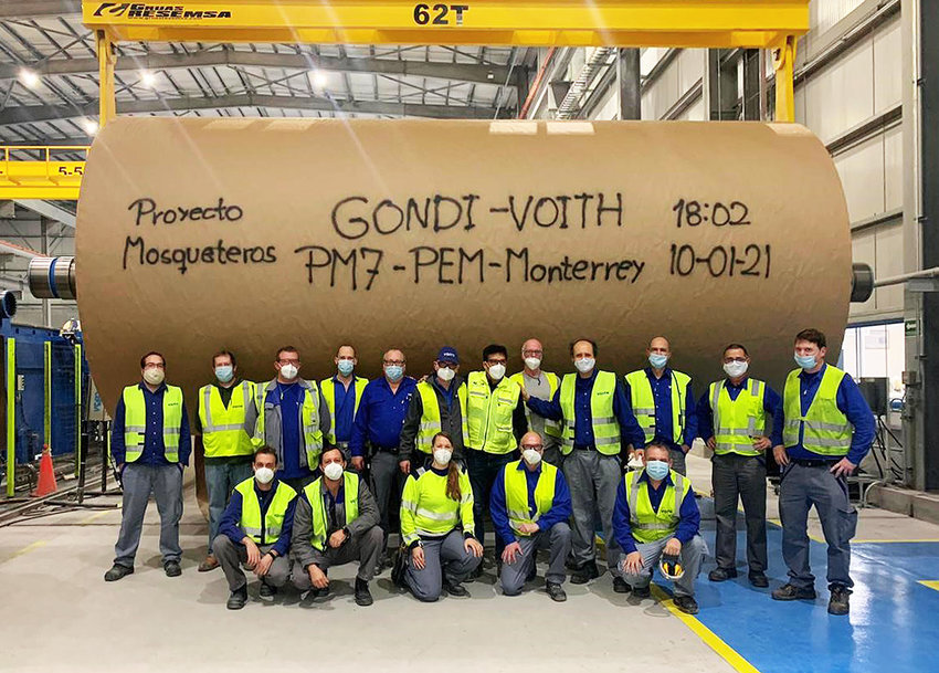Erfolgreiche Inbetriebnahme der zukunftsweisenden Papiermaschine Grupo Gondi PM 7 in Mexiko